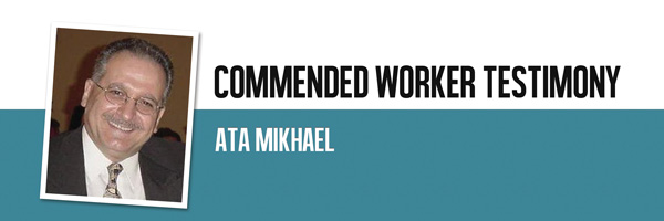 Commended Worker - Ata Mikhael